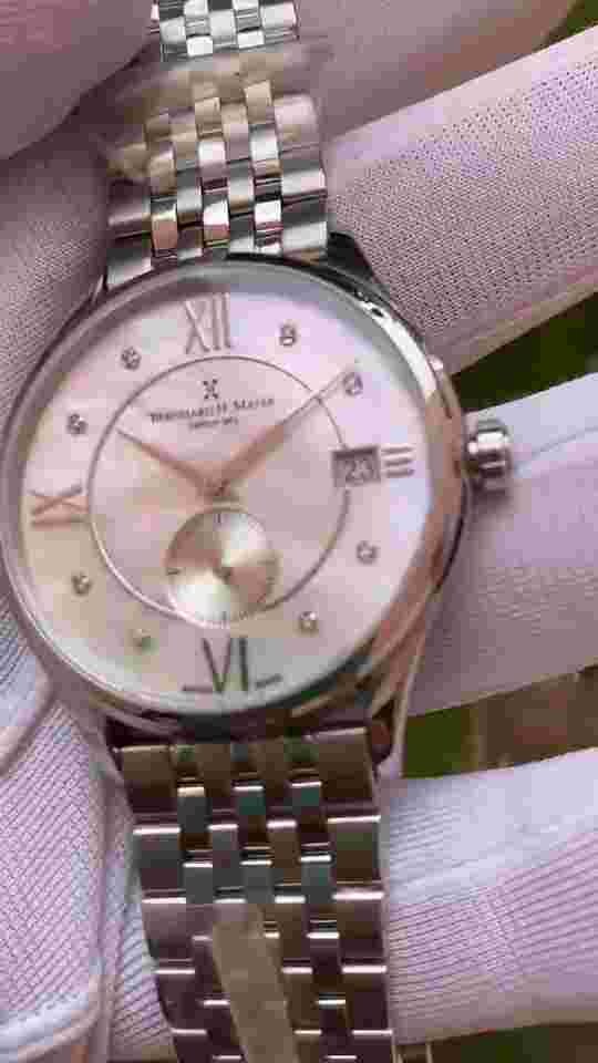 Bernhard H. Mayer Muses Stainless Steel Watch womens - Mother of Pearl & Diamond