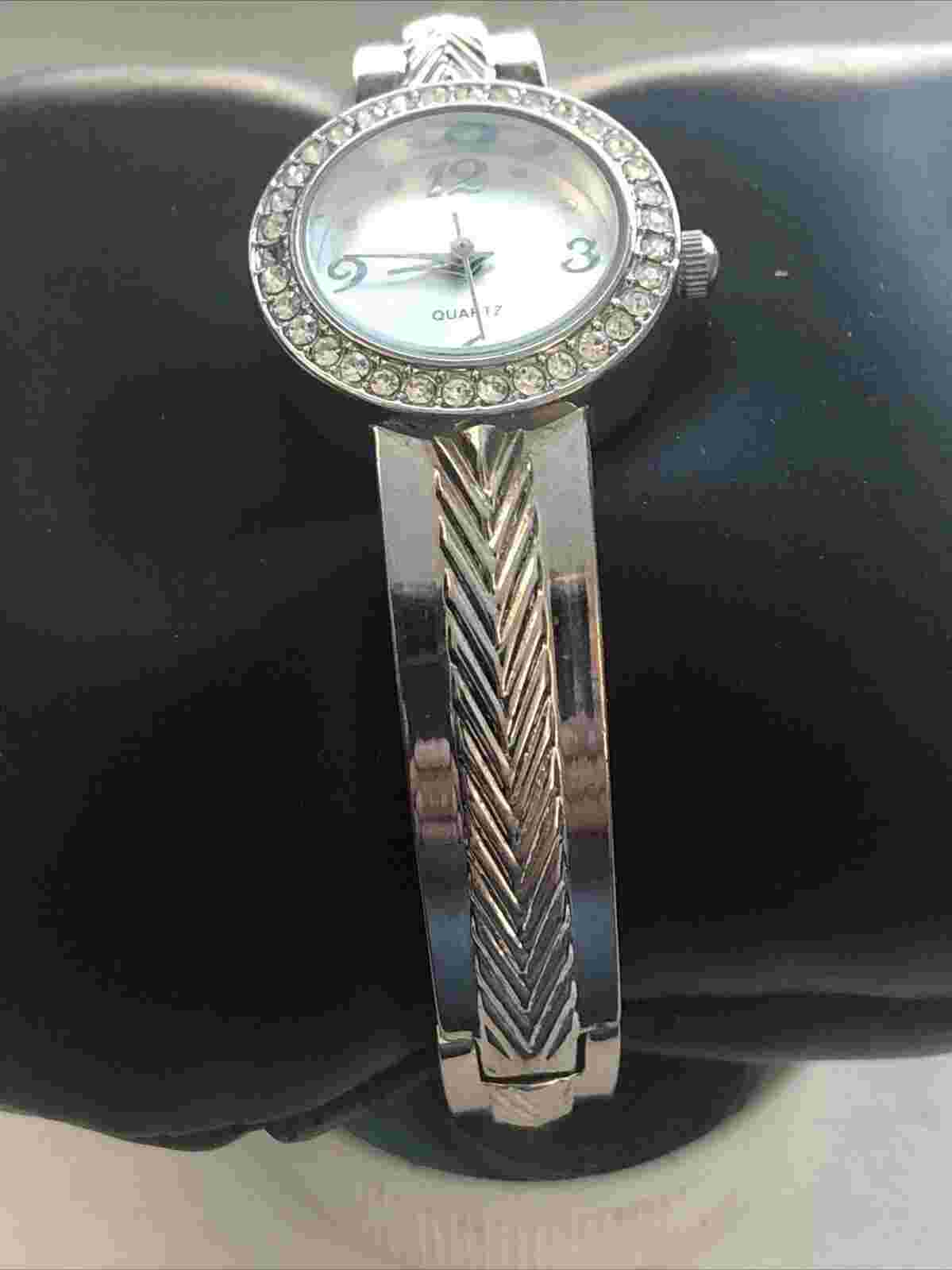 Fancy Cuff Watch NEW BATTERY