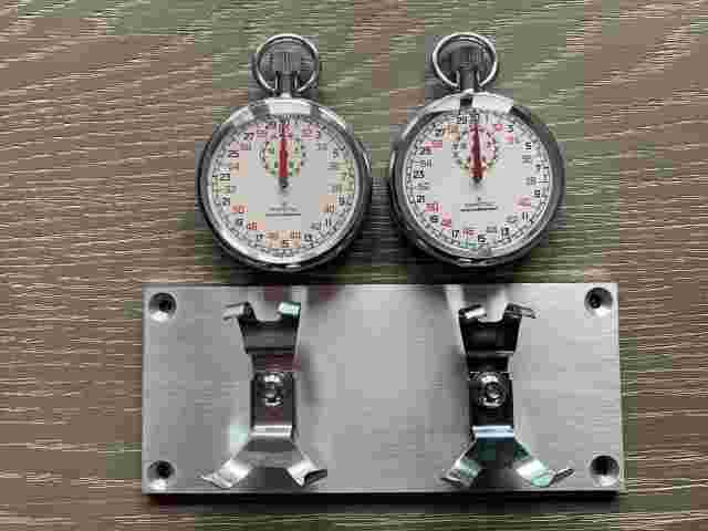 Vintage Swiss Eurastyle Stopwatch Panel Dashboard Rally Timer