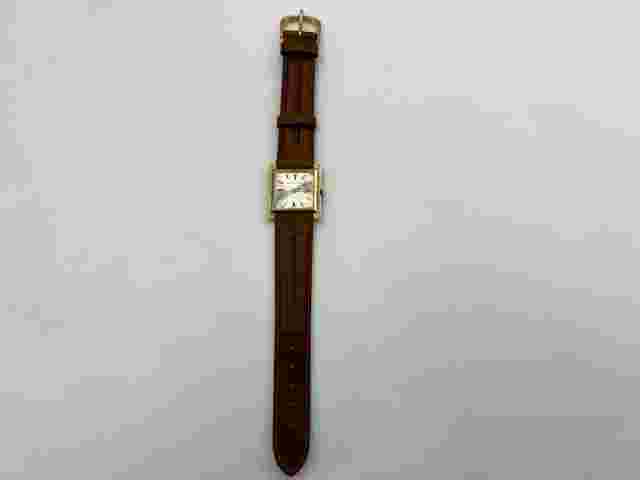 t739 Beautiful Germinal Voltaire 14kt Gold Men's Watch