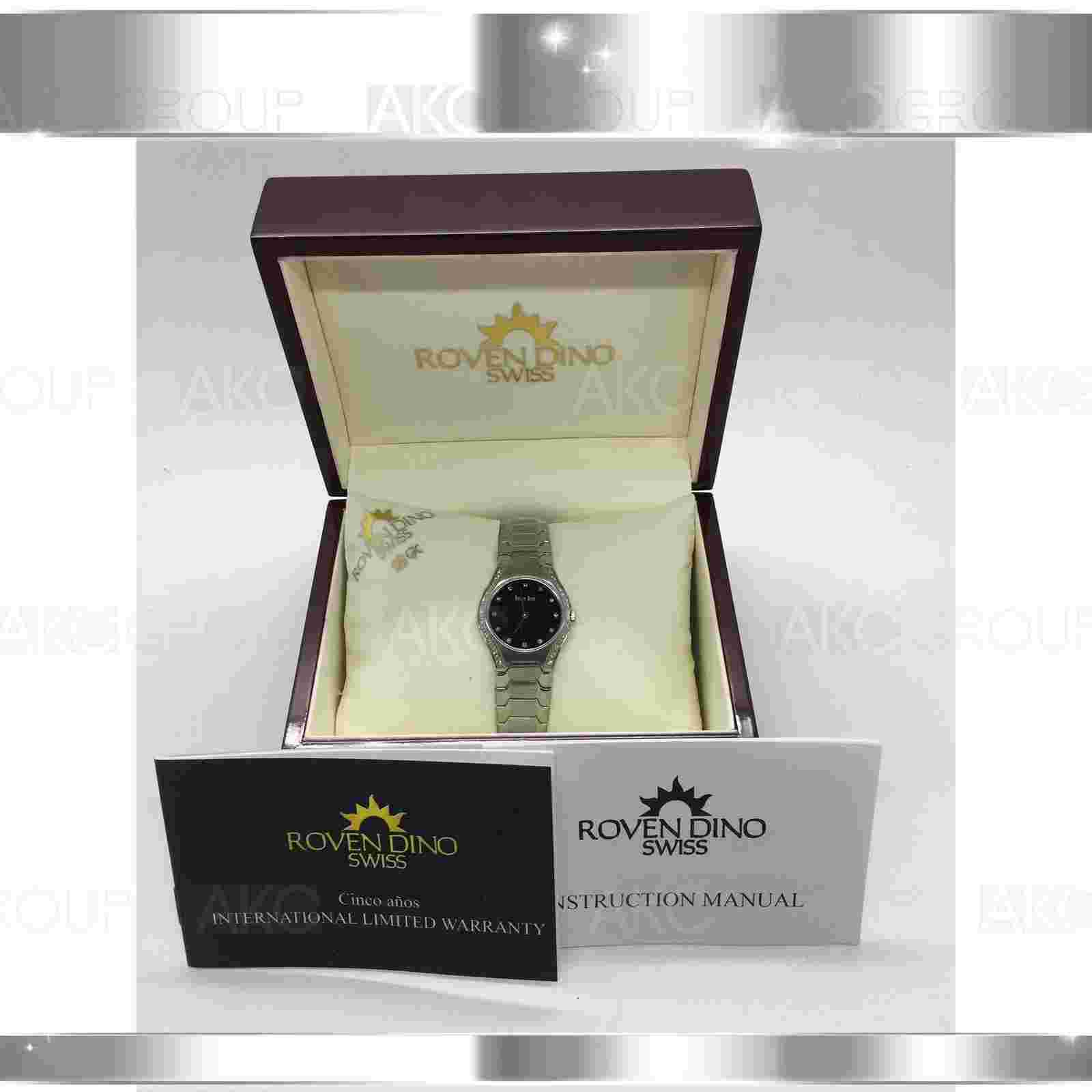 Roven Dino Capri Diamond 2019LDP029 Stainless Steel Swiss Movement Womens Watch