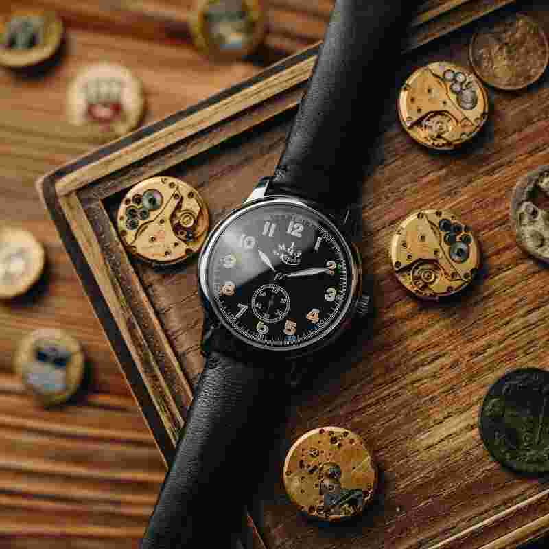 1-MCHZ KIROVA, Soviet mechanical Pobeda watch. Mechanical watch. Vintage watch