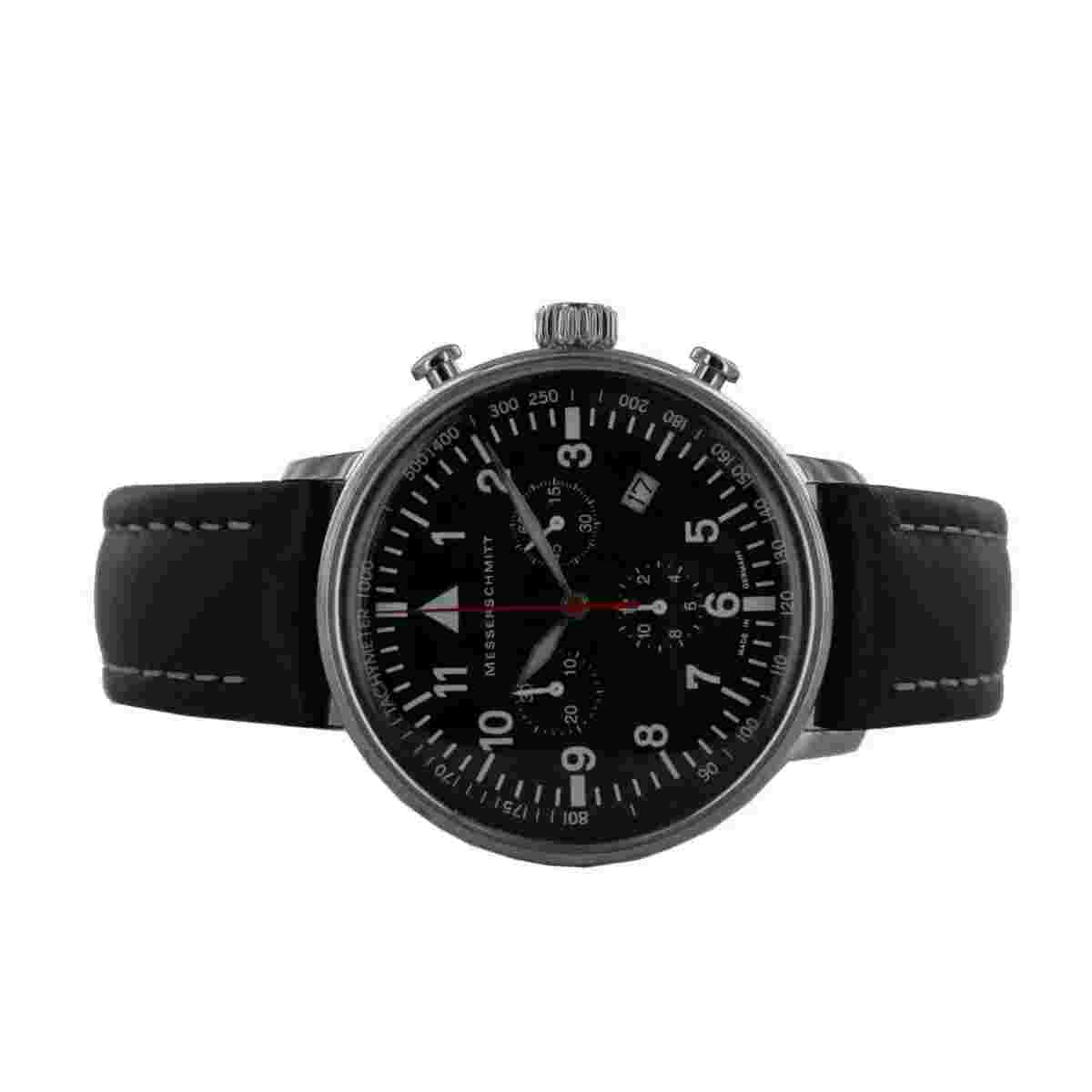Aristo Men's Messerschmitt Watch Pilot Watch ME-755 Leather