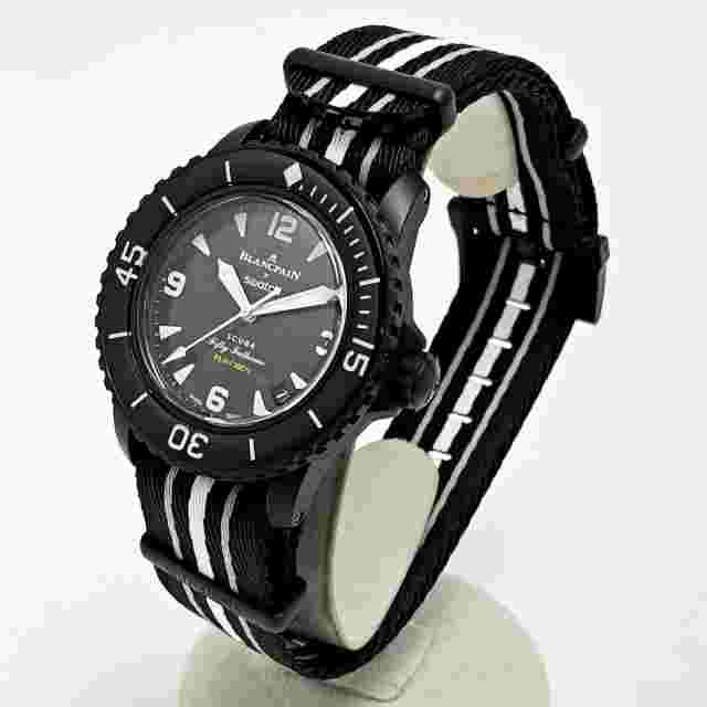 [Used] BLANCPAIN x SWATCH Fifty Fathoms Ocean of Storm S035B400 Automatic watch