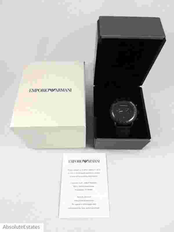 Emporio Armani Ar11264 Men's Watch Black 43mm Stainless Steel