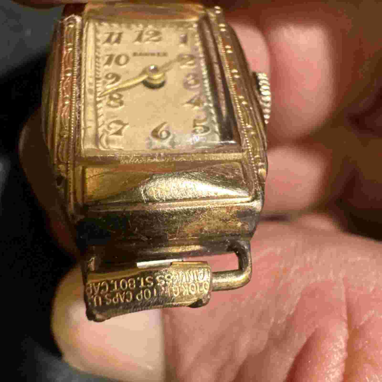 Banner watch Gold Plated