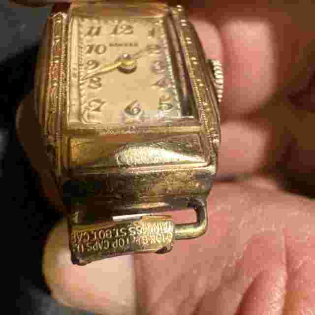 Banner watch Gold Plated