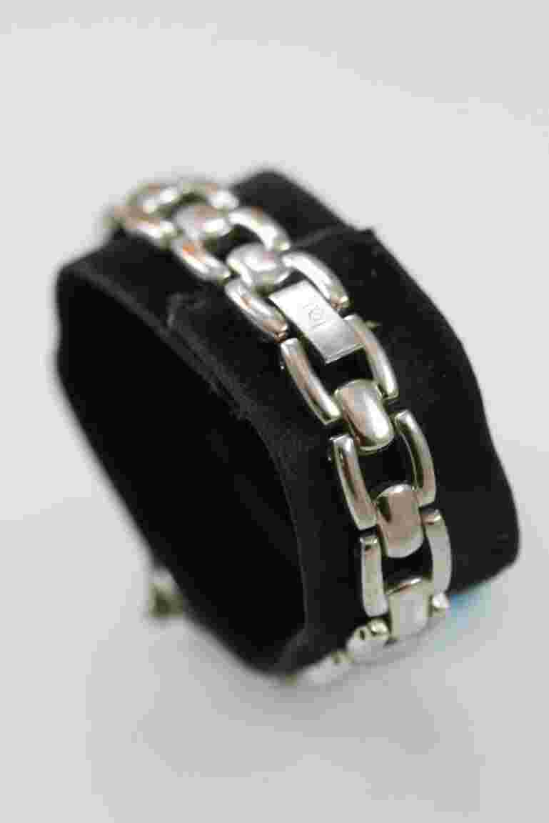 LEI Watch Women Silver Stainless Steel Water Resistant Battery Blue Beige Quartz