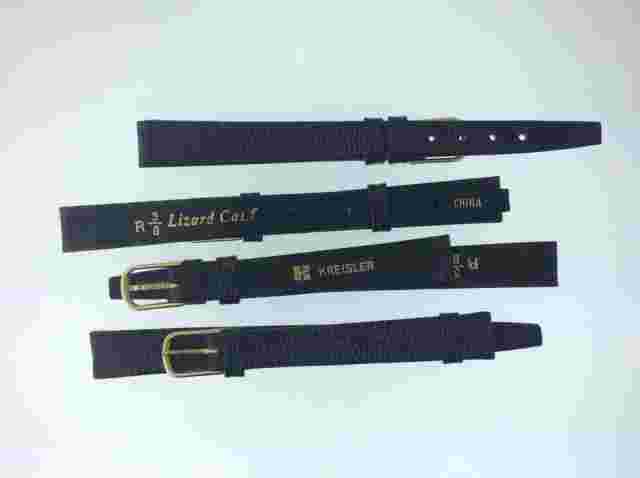 Watch Bands - Dark Brown Lizard Calf size Regular 3/8 - Special Pricing