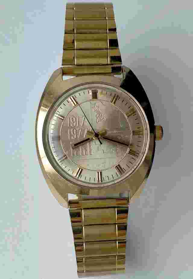 Poljot 2614.2N AU10 60 Years of Revolution Vintage Original Soviet Luxury Watch