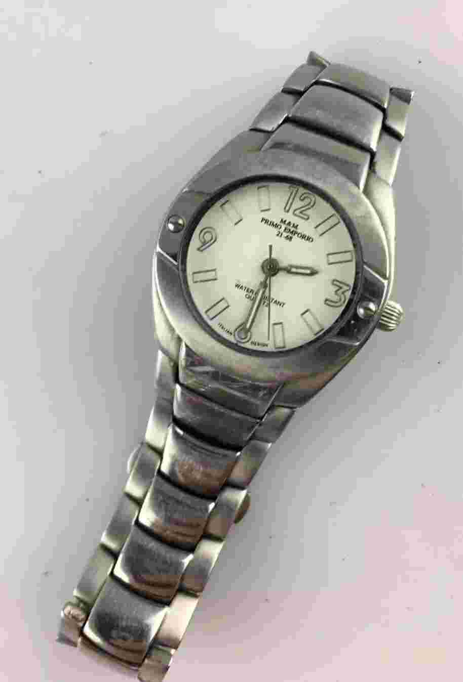 Watch M&M Primo Emporio Women Quartz Steel Deplo 30mm Sport Italian Design