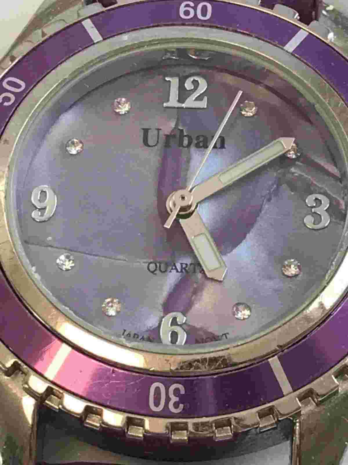 Urban Quartz Japan Movt S.S Purple, lilac watch