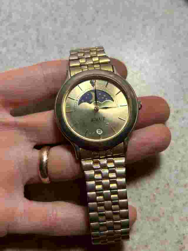 Vintage Brut Moonphase Women’s Watch