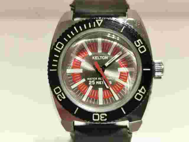VINTAGE RARE COLLECTIBLE DIVER RACING STYLE HAND WIND UP LADIES WATCH "KELTON"