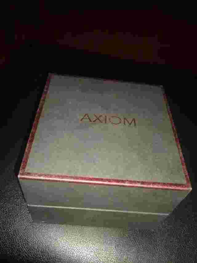 New Axiom Chrongraph men's  black sports watch in box