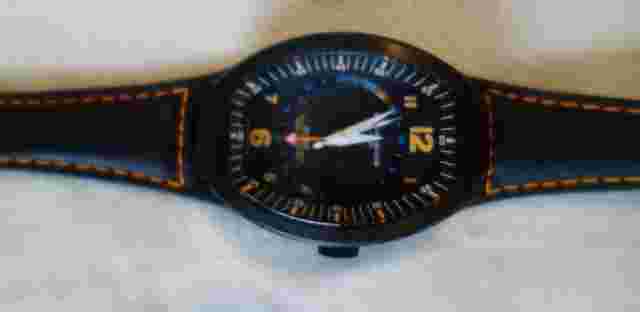 Montres De Luxe Mens GMT Estremo Black orange Watch  NEW