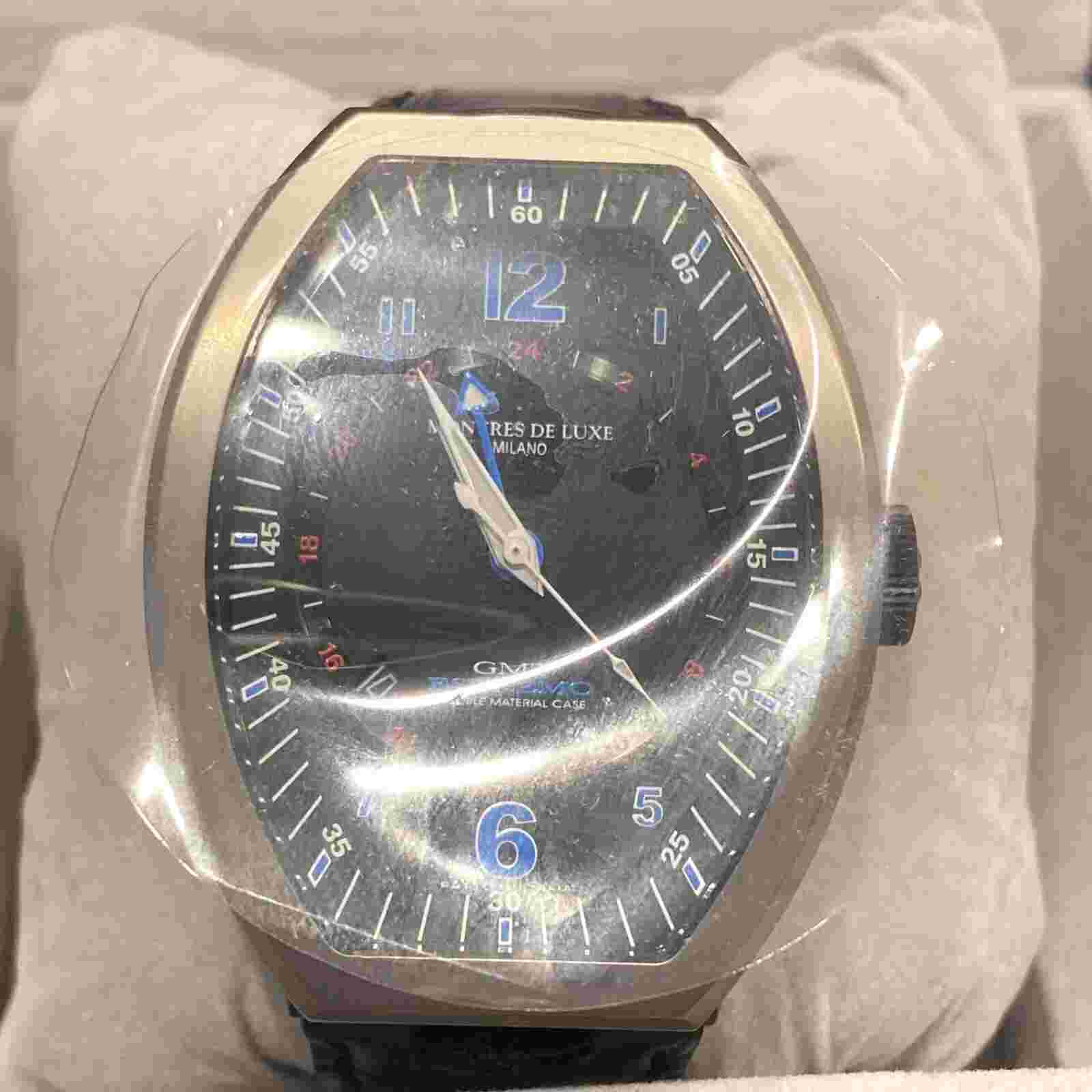 Montres De Luxe Milano GMT Estremo Titanium (9601) NWOT Needs Battery