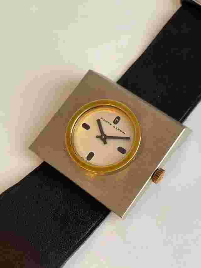Pierre Cardin Jaeger Manual winding White Dial 39☓40mm 1970-80's