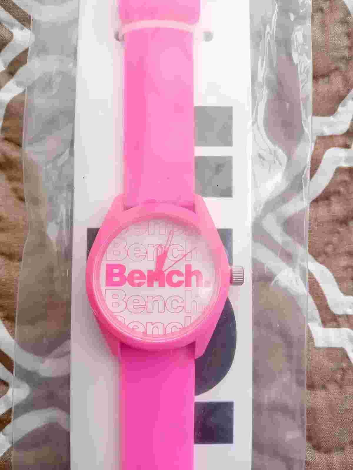BENCH ANALOGUE QUARTZ WATCH - PINK - NEW & SEALED