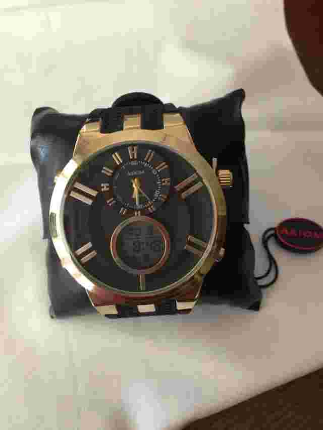 Brand New X Large Axiom Mens Watch  Analog &Digital Quartz