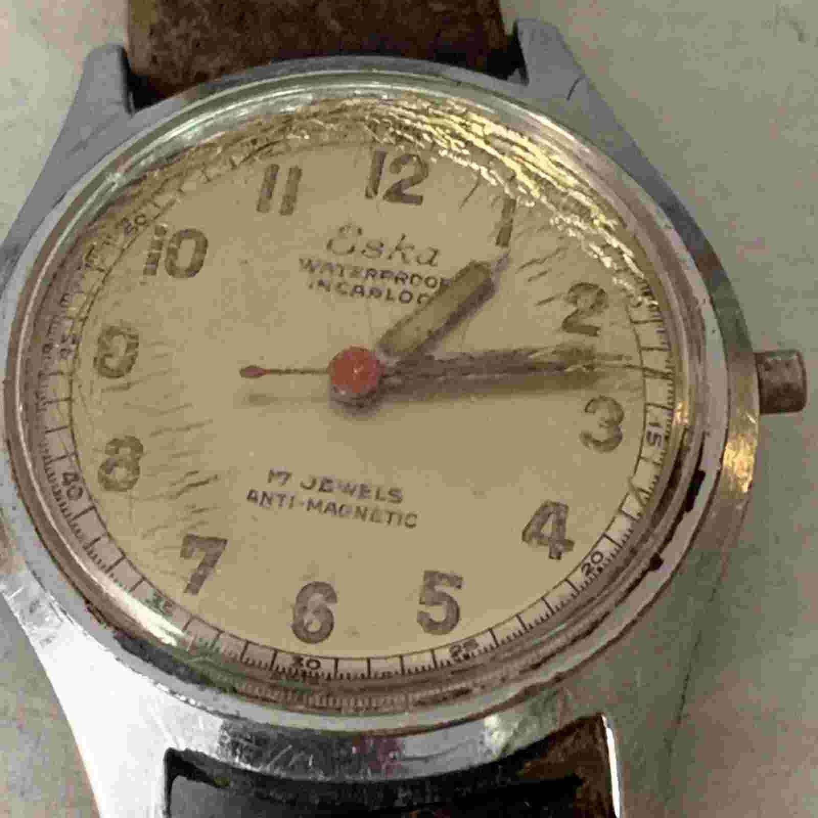 Eska Military Style Watch Not Working.11549