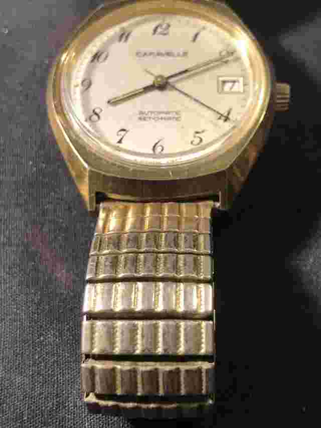 Vintage Bulova Caravelle Men’s Watch Automatic Set-O-Matic Day/Date Runs