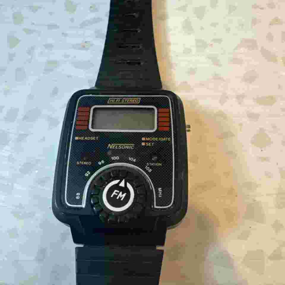 RARE Nelsonic Radio Watch Vintage