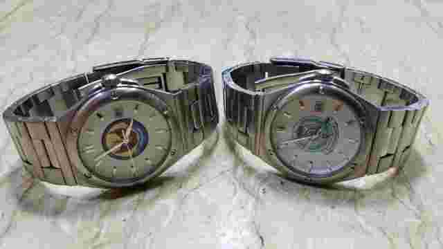 VINTAGE ROTARY SAUDI KSA AIR FORCE 34MM QUARTZ MENS WATCH - LOT OF 2 WATCHES