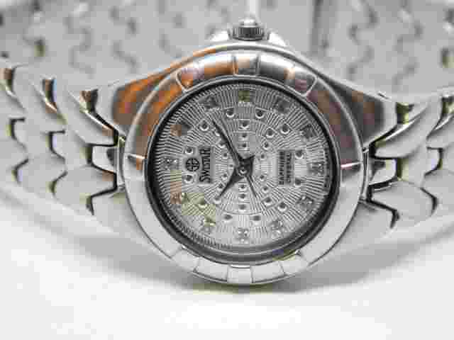 Swistar 1012-5L 2000/05 Swiss Made Quartz Women's Watch Sz. 6 1/2" New Battery
