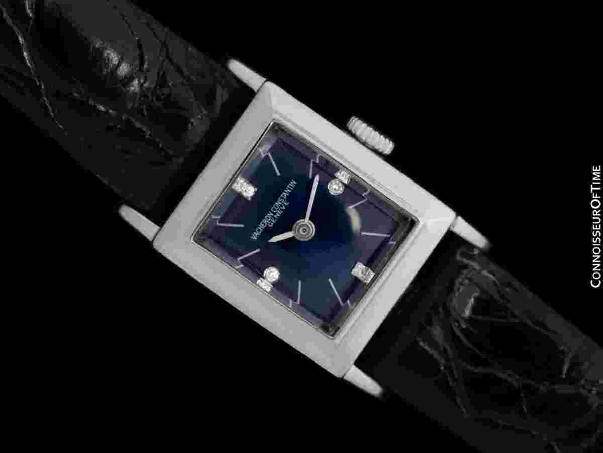 1950's VACHERON & CONSTANTIN Ladies 18K White Gold & Diamond Watch - Mint