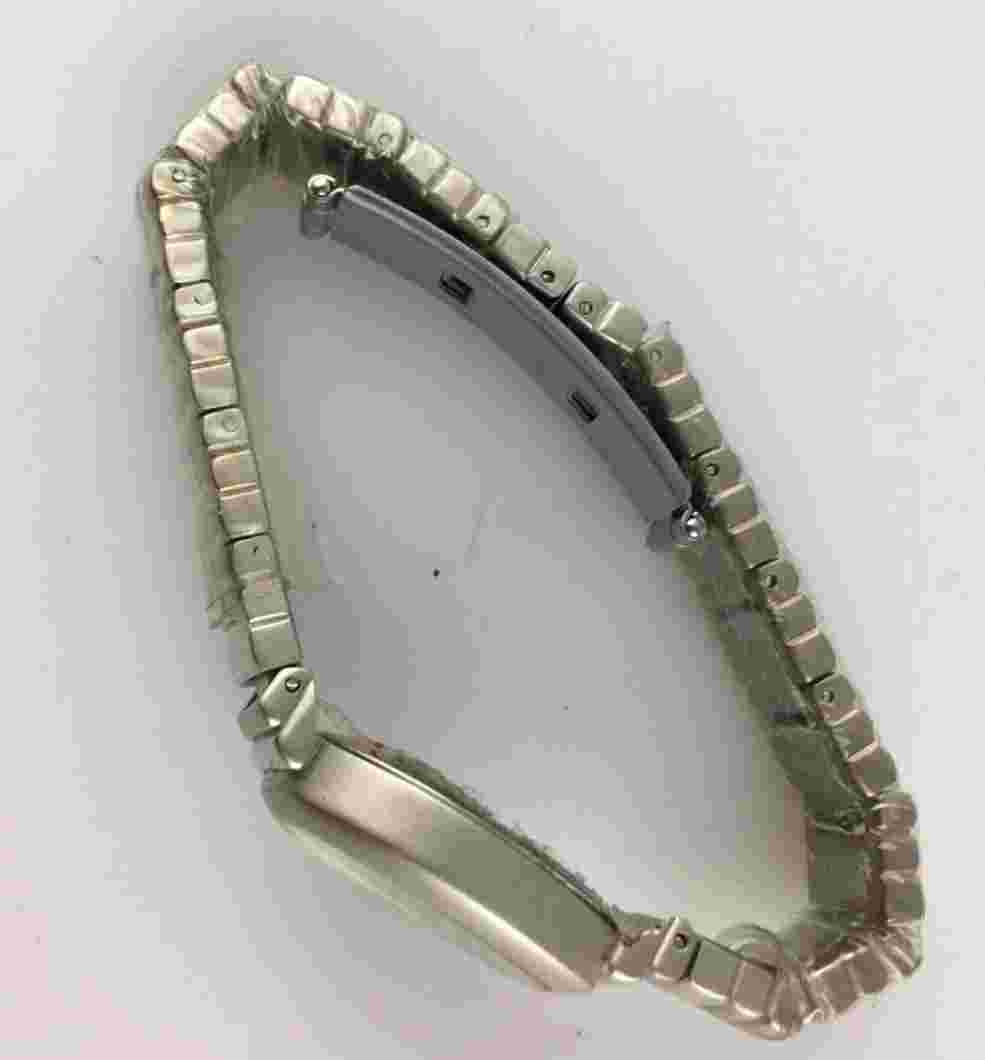 M&M Primo Emporio Women's Quartz Watch 21 Mm Steel Oval Shape Deployant