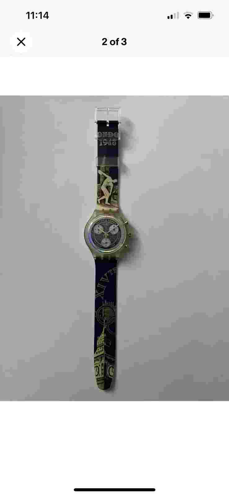Olympic Games 1948 London Swatch Watch Men Brand New Mint Original Case