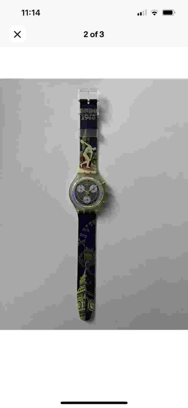 Olympic Games 1948 London Swatch Watch Men Brand New Mint Original Case