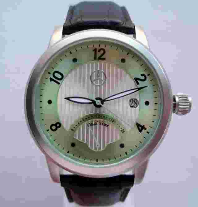 Mercedes Benz Classic Pocket Design Retro Line Car Accessory Dual Time GMT Watch