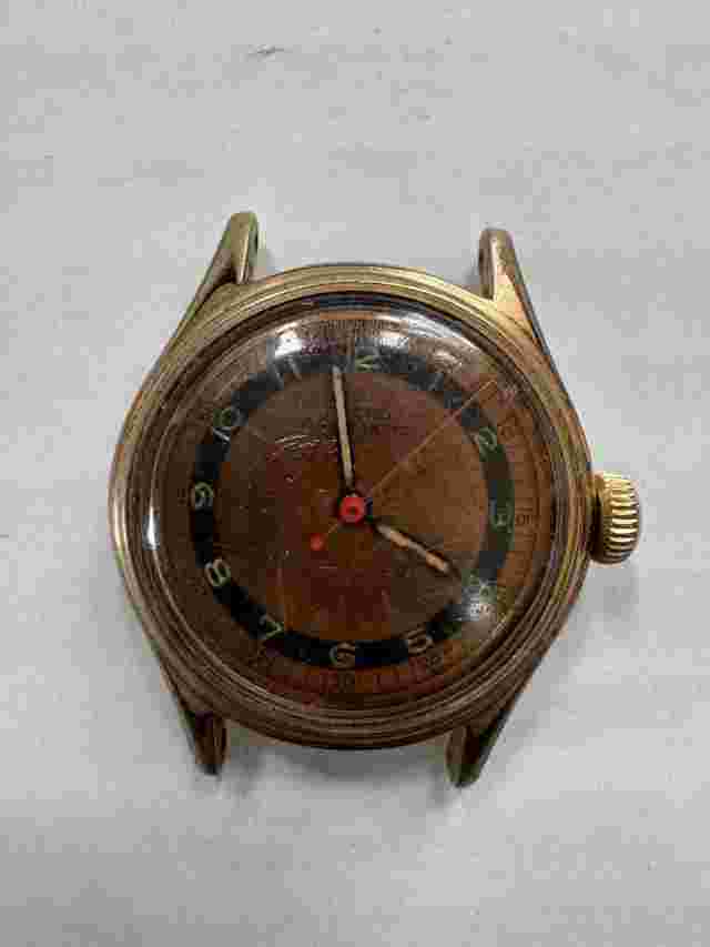 VINTAGE SWISS MENS ACCRO AUTOMATIC WATCH HEAD 31MM !!