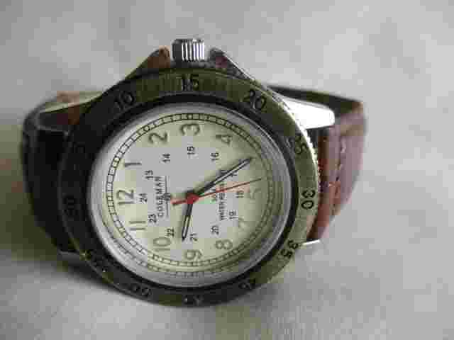 Coleman Analog Wristwatch with a Buckle Band and Water Resistance