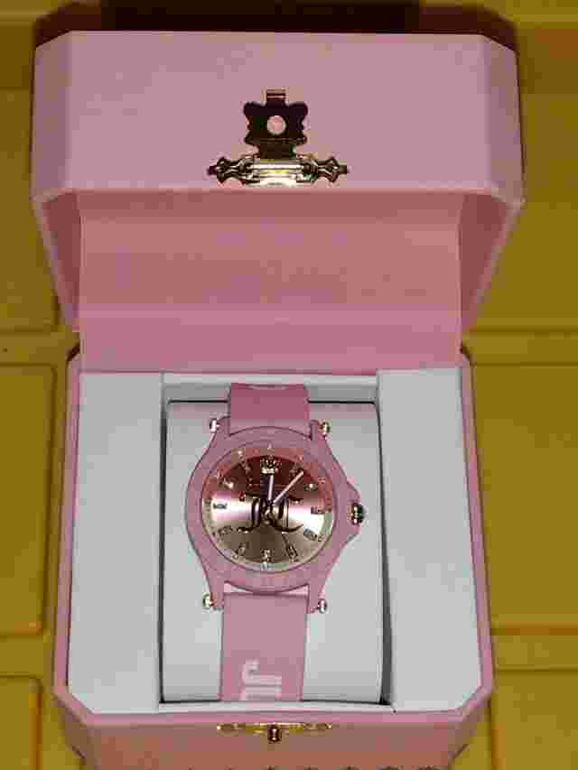 JUICY COUTURE TWO TONE  PINK & BEIGE WATCH JUICY COUTURE WATCH WOMENS WATCH NEW