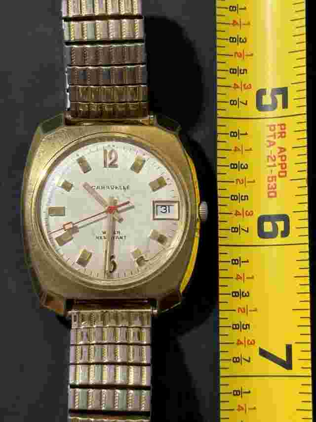 Vintage CARAVELLE N3 Men’s Wrist Watch FOR PARTS!