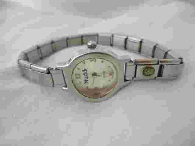 Mudd ANGEL Watch, Metal Expansion Band, WORKING!