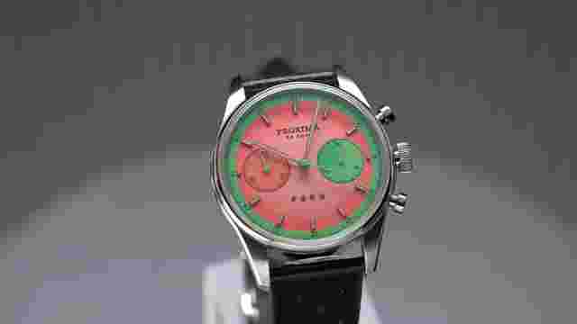 Proxima Men Chronograph Watch 39mm Panda Manual Winding Mechanical Modify ST1902