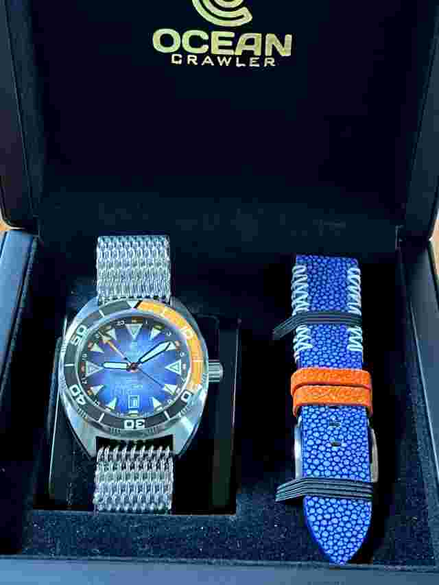 Ocean Crawler Core Diver GMT v2 - Black/Blue