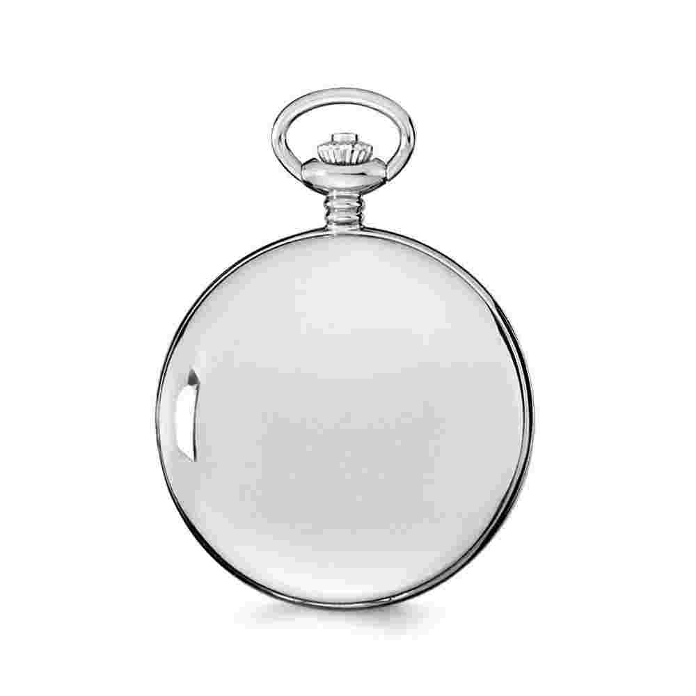 Charles Hubert Stainless Steel White Dial Pocket Watch XWA4336