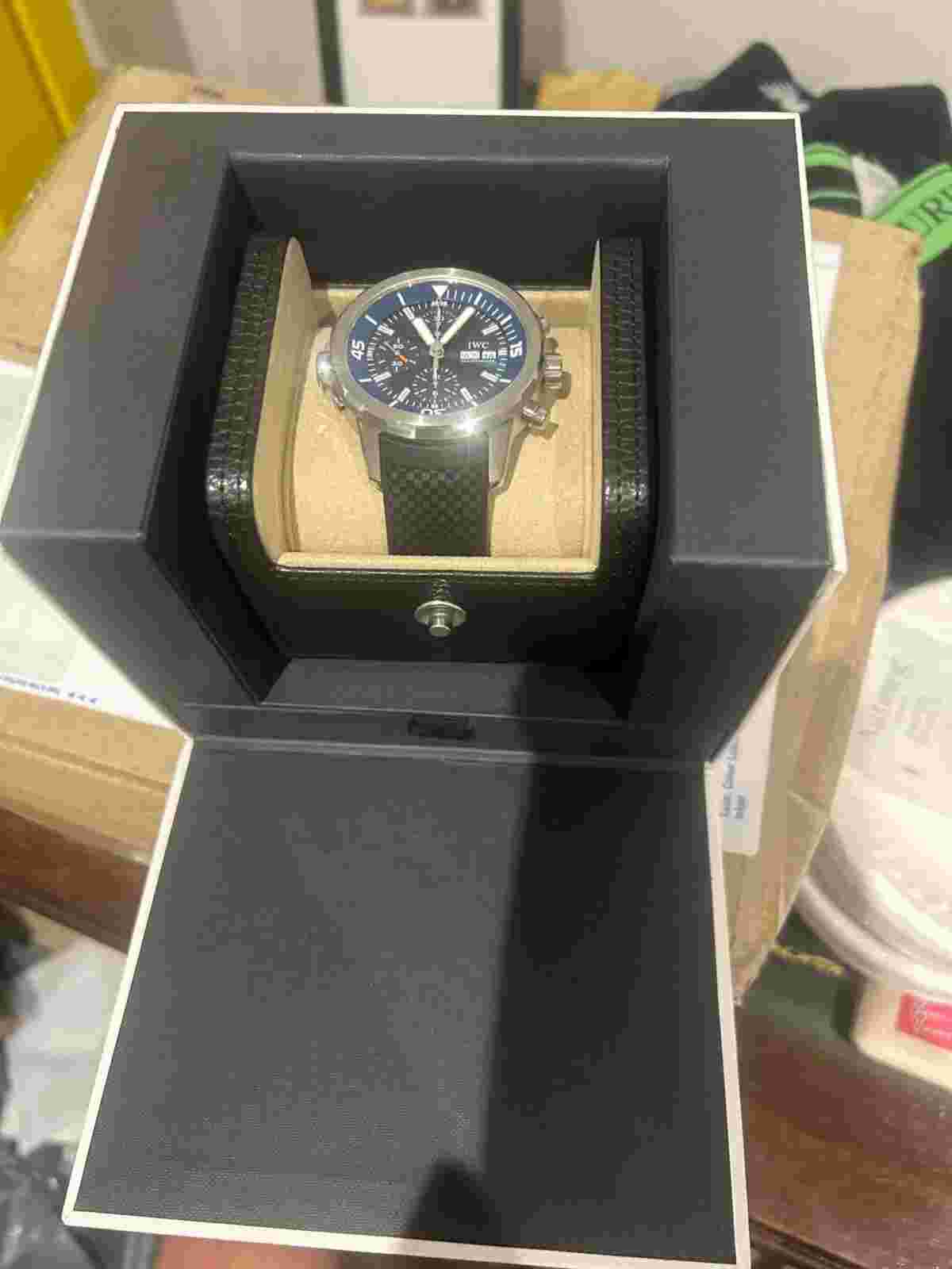 IWC Aquatimer Blue Unisex Adult Watch - IW376805