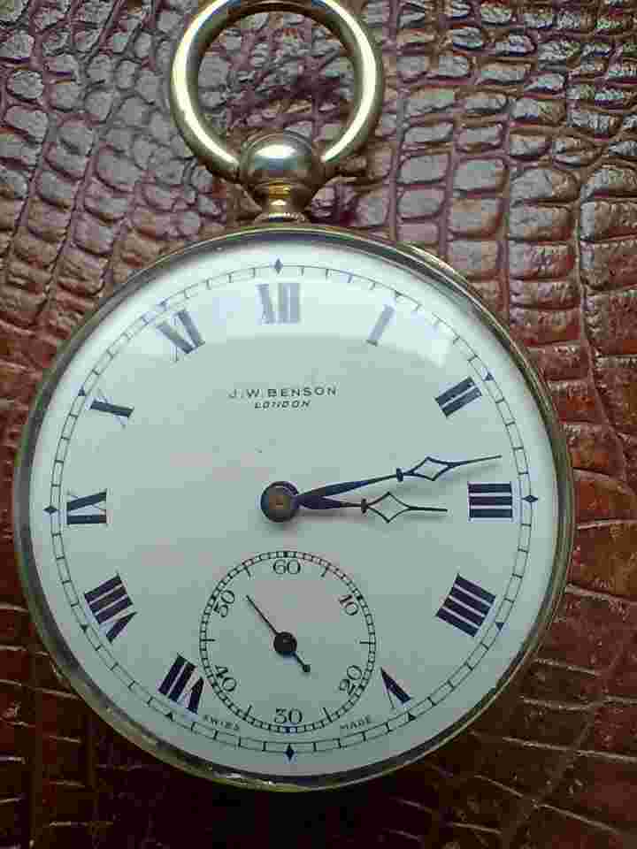 Antique J.W. Benson London Pocket Watch