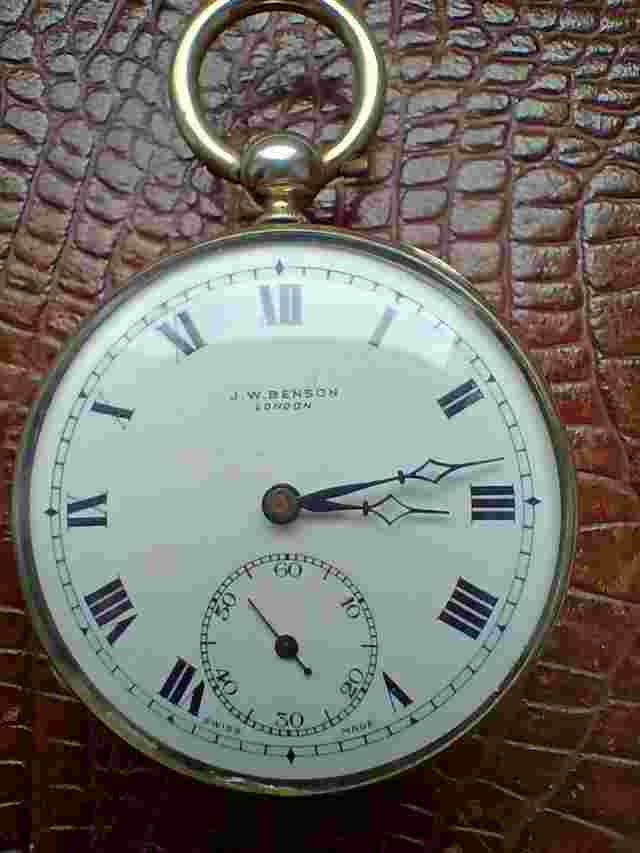 Antique J.W. Benson London Pocket Watch