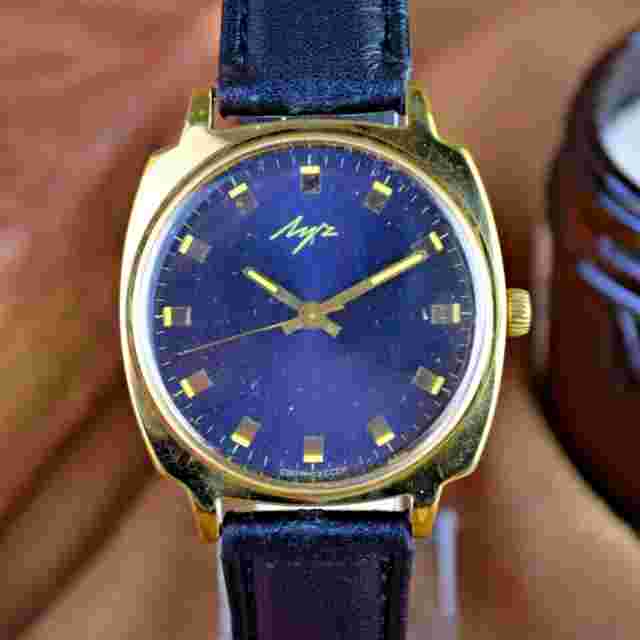 Vintage Watch Luch Rare Soviet Men's Wrist Watch Cal 2209 23 Jewels Serviced