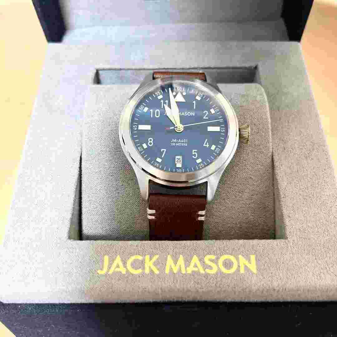 Jack Mason Watch AVIATION Holiday JM-A401-007 w/Box