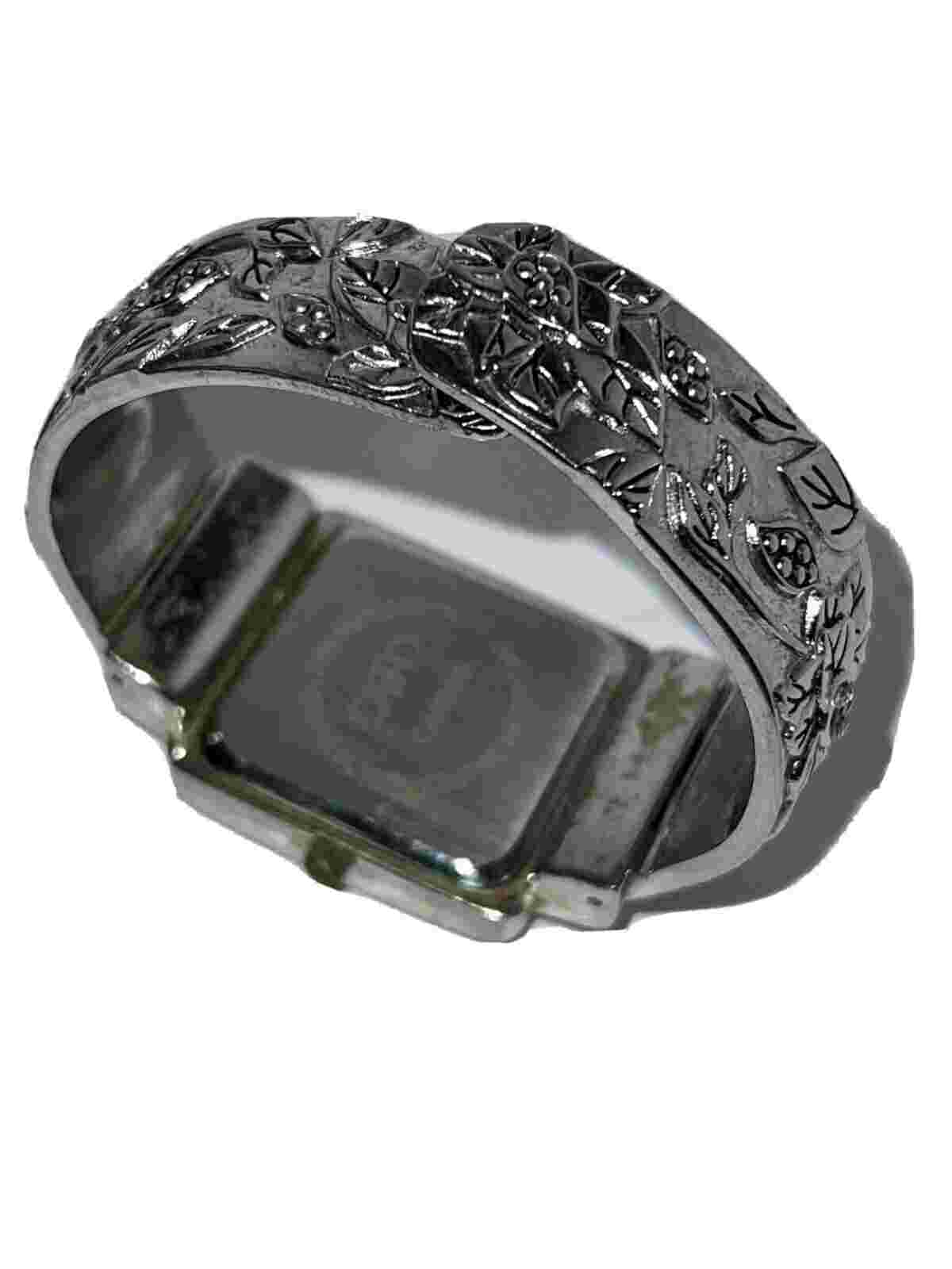 stainless steel cato bangle watch