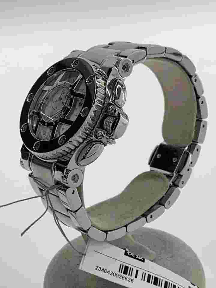 AQUANAUTIC Quartz Analog Stainless Steel White Near Mint JAPAN