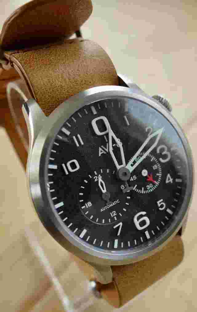 AVI-8 Flyboy NOS Pilot Auto AV-4048 RST Watch Uhr Orologio